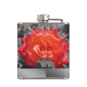 オレンジ，赤，ピンク，青，結婚s，グレー，アート，フラスコ フラスク (裏面)