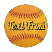 オレンジ 野球ボール (正面)
