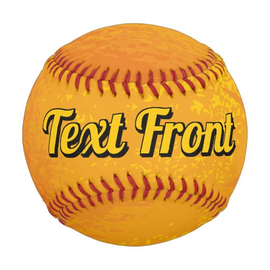 オレンジ 野球ボール (正面)