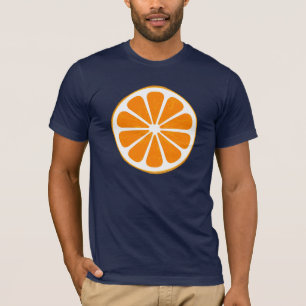 オレンジ。 雑種 Tシャツ