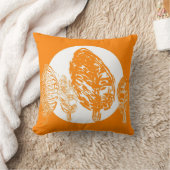 オレンジ/黄色の木 – 枕 (ブランケット)