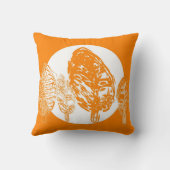 オレンジ/黄色の木 – 枕 (裏面)