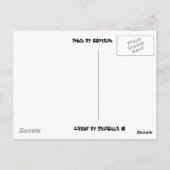 オレンジ/黄色バラ ポストカード (裏面)