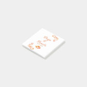 オレンジ＋黄色＋ラスティック＋スペイン風＋結婚式＋カップル＋名前 ポストイット (アングル)