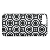 オレンジ+黄色+円+パターン Case-Mate iPhoneケース (裏面(横))