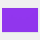 オレンジ、黄、紫、黒の抽象芸術 ラッピングペーパーシート (正面3)