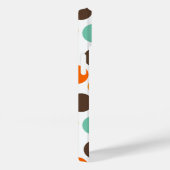 オレンジ、黄、茶、青のドット Case-Mate iPhoneケース (裏面 / 右)