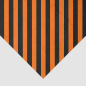 オレンジ/黒の対角線のストライプティッシュペーパー 薄葉紙 (詳細)