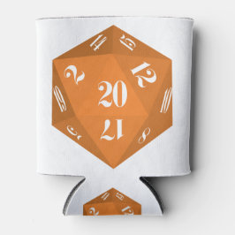 オレンジ–20サイドサイコロ 缶クーラー