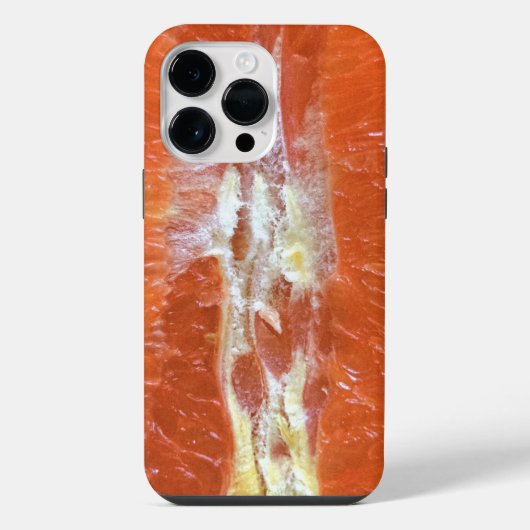 オレンジ iPhoneケース (裏面)