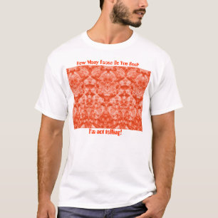 オレンジ、Tシャツの大黄の顔 Tシャツ