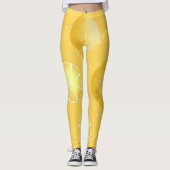 オレンジ | Zazzle_Growstore レギンス (正面)
