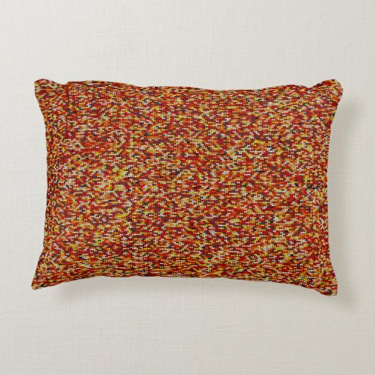 オレンジBowtiesのアクセントの枕 アクセントクッション (裏面)