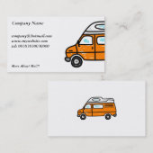 オレンジCampervan 名刺 (正面/裏面)