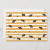 オレンジDino誕生日パーティーへの招待(写真あり) 招待状 (裏面)