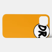 オレンジDR.ロゴフォンケース Case-Mate iPhoneケース (裏面 (横))