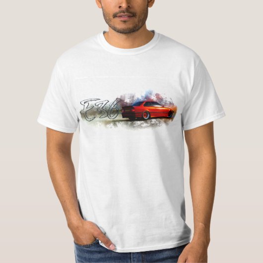 オレンジE36 Bimmer Tシャツ (正面)