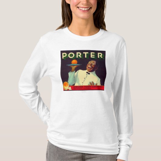 オレンジLabelPorterville、カリフォルニアポーター Tシャツ (正面)