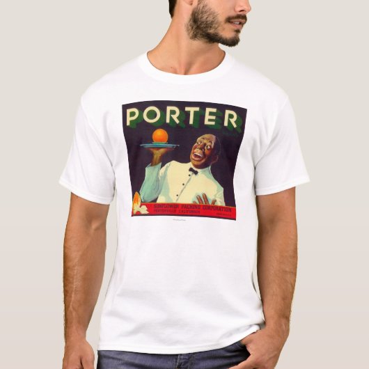 オレンジLabelPorterville、カリフォルニアポーター Tシャツ (正面)