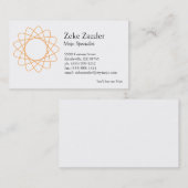 オレンジSpirograph 名刺 (正面/裏面)