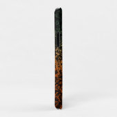 オレンスタイリッシュジとグリーンブラックフローラモノグラム Case-Mate iPhoneケース (裏面/右)