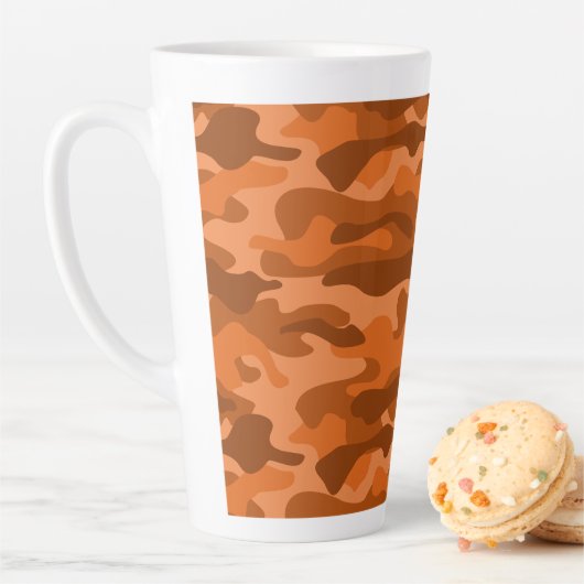 オレンスペインのジモノカラー迷彩柄 カフェラテマグ (インサイチュ)