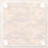 オレンスペインのジモノカラー迷彩柄 ガラスコースター (裏面)