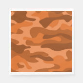オレンスペインのジモノカラー迷彩柄 スタンダードランチョンナプキン (正面)