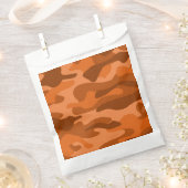 オレンスペインのジモノカラー迷彩柄 フェイバーバッグ (クリップ留めされた状態)