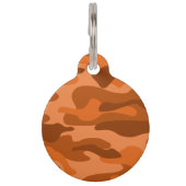 オレンスペインのジモノカラー迷彩柄 ペット　ネームタグ (裏面)