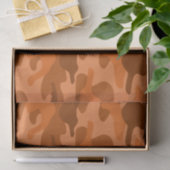 オレンスペインのジモノカラー迷彩柄 薄葉紙 (ギフト)