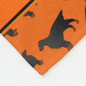 オレンパーソナライズされたジ・ゴードン・セッター・ドッグの名前 フリースブランケット (角)