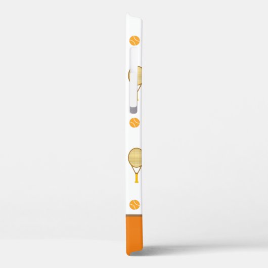 オレンファンキージテニスおもしろいキッズプレーパーソナライズされたヤー Case-Mate iPhoneケース (裏面 / 左)