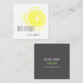 オレンファンキージュ感じーの名刺 スクエア名刺 (正面/裏面)