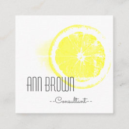 オレンファンキージュ感じーの名刺 スクエア名刺