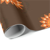 オレンファンシージの花 ラッピングペーパー (ロールコーナー)