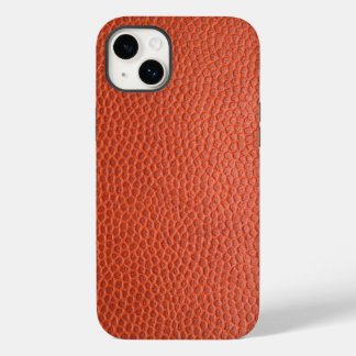 オレンフェイクジレザー。iPhoneパーソナライズされたケース Case-Mate iPhone 14 Plusケース