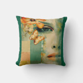 オレンポップ・アートのジ抽象芸術装飾用クッション クッション (正面)