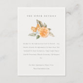 オレンミニマルジボタニカルボ結婚ホ詳細 エンクロージャーカード (正面)