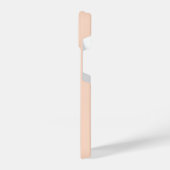 オレンミニマルジレトロイニシャルモノグラム iPhoneケース (左側面)