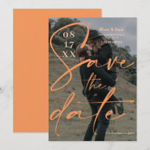 オレンモダンはっきりしたジのスクリプトの日付の写真を保存