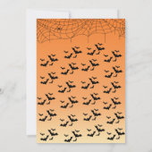 オレンモダンジとブラックのハ幽霊のよく出るロウィン 招待状 (裏面)