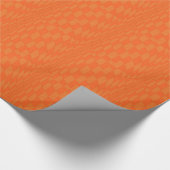 オレンモダンジアートデザイン ラッピングペーパー (角)