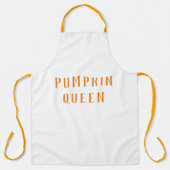 オレンモダンジカボチャのクイーン最高のギフト エプロン (正面)