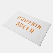 オレンモダンジカボチャのクイーン最高のギフト ドアマット (アングル)
