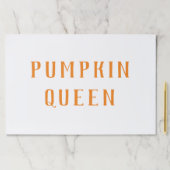 オレンモダンジカボチャのクイーン最高のギフト ペーパーパッド (インサイチュ)