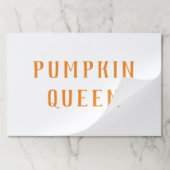 オレンモダンジカボチャのクイーン最高のギフト ペーパーパッド (折り畳み)