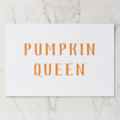 オレンモダンジカボチャのクイーン最高のギフト ペーパーパッド (正面)