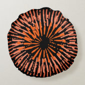 オレンモダンジカラフルラウンド装飾用クッション ラウンドクッション (裏面)