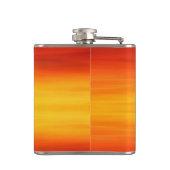 オレンモダンジサンセットギタリスト名水彩 フラスク (裏面)